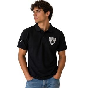 *RARE* Gusskater Automobili Lamborghini Polo M XXL Luxury Designer Racing Shirt
